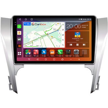 Toyota Camry XV50 2011-2014 Canbox H-Line 2K 4183-1003 на Android 10 (4G-SIM, 4/64, DSP, QLed) (для авто с камерой, JBL)