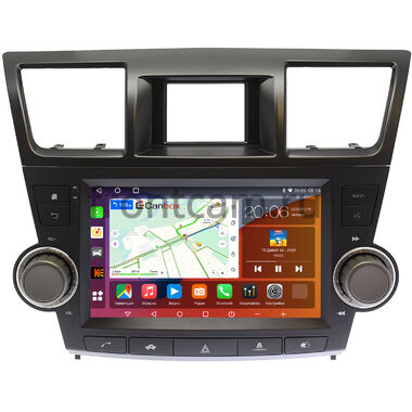 Toyota Highlander (U40) (2007-2013) Canbox H-Line 2K 4184-9-1556 на Android 10 (4G-SIM, 6/128, DSP, QLed)