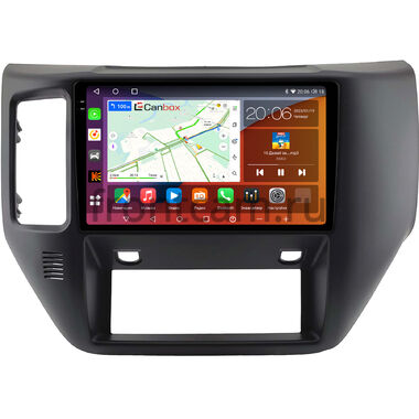 Nissan Patrol (Y61) 2004-2010 (черная, матовая) Canbox H-Line 2K 4186-9-0897 на Android 10 (4G-SIM, 8/256, DSP, QLed)