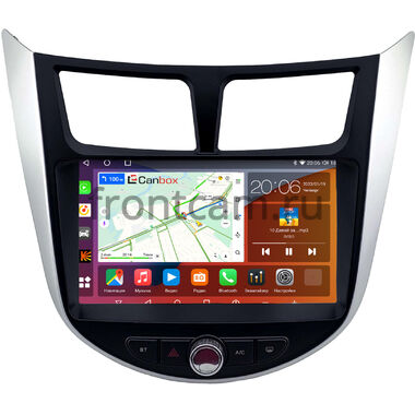 Hyundai Solaris, Accent 4 2010-2019 Canbox H-Line 2K 4186-9-1874 на Android 10 (4G-SIM, 8/256, DSP, QLed)