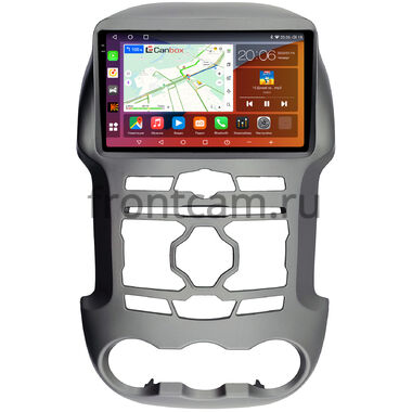 Ford Ranger 3 2011-2015 (серая, с сохранением кнопок) Canbox H-Line 2K 4186-9-2143 на Android 10 (4G-SIM, 8/256, DSP, QLed)
