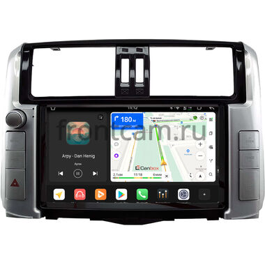 Toyota Land Cruiser Prado 150 2009-2013 (для авто с Navi и JBL Synthesis, без 360, глянцевая) Canbox H-Line 2K 5184-9-2547 на Android 14 (4G-SIM, 6/128, DSP, QLed)