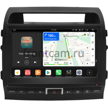 Toyota Land Cruiser 200 2007-2009 (Тип C, матовая) Canbox H-Line 2K 5187-10-0939 на Android 14 (4G-SIM, 8/128, DSP, QLed)