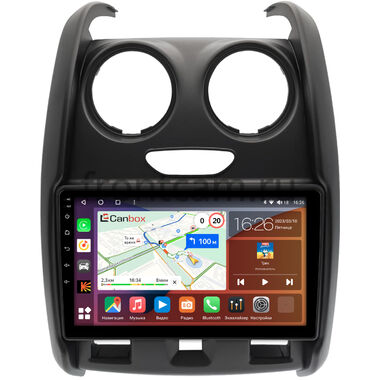 Renault Duster 2015-2021 (матовая) Canbox Logic-i3 5721-9-0284 на Android 11 (4G-SIM, 4/64, DSP, 360, QLed)