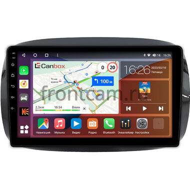Smart Fortwo 3, Forfour 2 2014-2024 (для авто с цветным экраном) Canbox H-Line 3792-9-0637 на Android 10 (4G-SIM, 4/64, DSP, QLed)