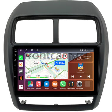 Mitsubishi ASX, Outlander Sport, RVR 3 2015-2024 Canbox H-Line 3792-9-1162 на Android 10 (4G-SIM, 4/64, DSP, QLed)