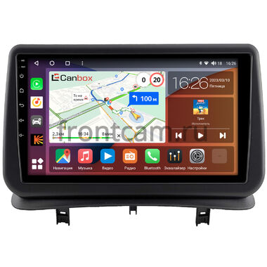 Renault Clio 3 2005-2014 Canbox H-Line 3792-9-1406 на Android 10 (4G-SIM, 4/64, DSP, QLed)