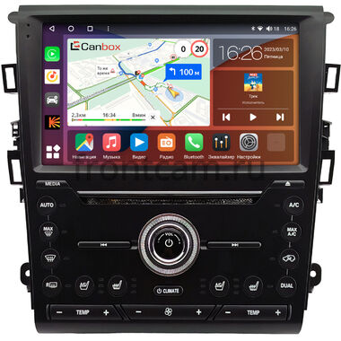 Ford Mondeo 5 2014-2022, Fusion 2 (North America) 2012-2016 (авто без камеры) Canbox H-Line 3792-9-1466 на Android 10 (4G-SIM, 4/64, DSP, QLed)