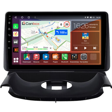 Peugeot 206 1998-2012 (черная, Тип 1) Canbox H-Line 3792-9-1494 на Android 10 (4G-SIM, 4/64, DSP, QLed)