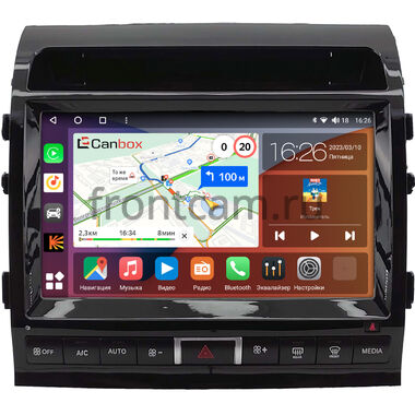 Toyota Land Cruiser 200 2010-2012 (Тип А) Canbox H-Line 3799-10-2145 на Android 10 (4G-SIM, 4/64, DSP, QLed)