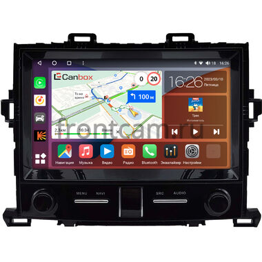 Toyota Alphard 2, Vellfire 2008-2015 Canbox H-Line 4166-9-0392 на Android 10 (4G-SIM, 4/32, DSP, QLed)
