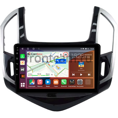 Chevrolet Cruze 2012-2016 (черно-серая, глянцевая) Canbox H-Line 4166-9-0664 на Android 10 (4G-SIM, 4/32, DSP, QLed)