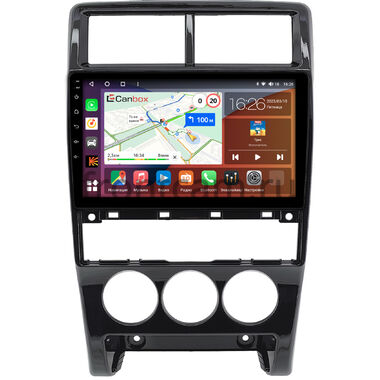 Lada Priora 2013-2018 (черная, глянцевая) Canbox H-Line 4166-9-1610 на Android 10 (4G-SIM, 4/32, DSP, QLed)