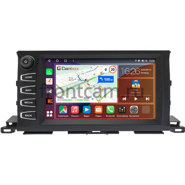 Toyota Highlander 3 (U50) 2013-2019 Canbox H-Line 4166-9-2170 на Android 10 (4G-SIM, 4/32, DSP, QLed)