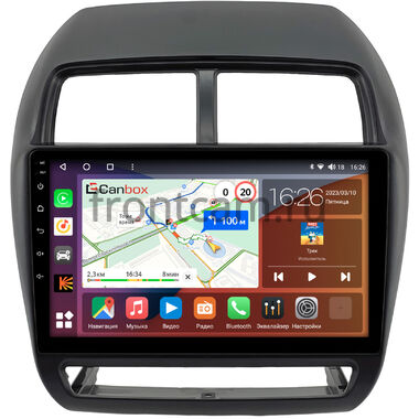 Mitsubishi ASX, Outlander Sport, RVR 3 (2016-2024) Canbox H-Line 4195-10-1530 на Android 10 (4G-SIM, 6/128, DSP, QLed)