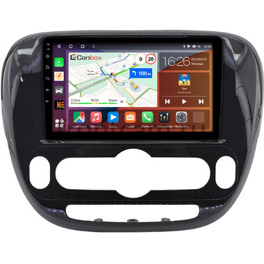 Kia Soul 2 2013-2019 (глянцевая, с климат-контролем) Canbox H-Line 4196-9-0660 на Android 10 (4G-SIM, 6/128, DSP, QLed)