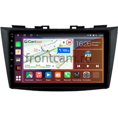 Suzuki Swift 4 2011-2017 Canbox H-Line 4197-9-0791 на Android 10 (4G-SIM, 8/128, DSP, QLed)