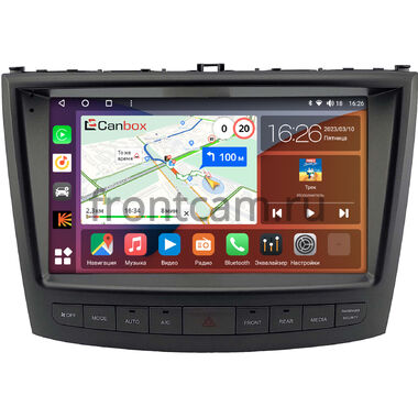 Lexus IS 2 2005-2016 (Тип A) Canbox H-Line 4198-10-1677 на Android 10 (4G-SIM, 8/128, DSP, QLed)