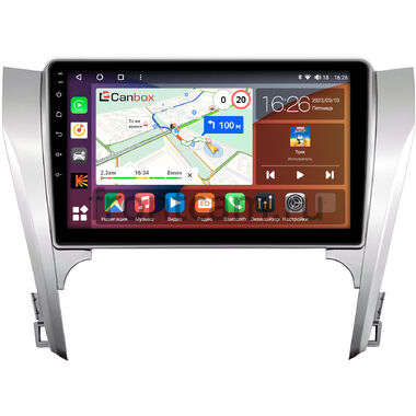 Toyota Camry XV50 (2011-2014) Canbox H-Line 4198-1003 на Android 10 (4G-SIM, 8/128, DSP, QLed) (для авто с камерой, JBL)