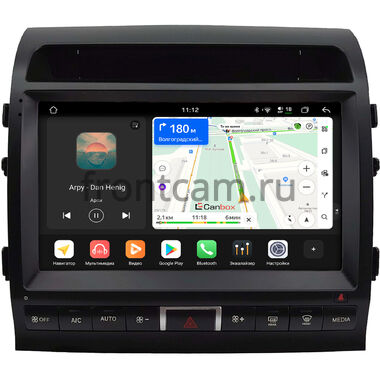 Toyota Land Cruiser 200 2013-2015 (Тип B, матовая) Canbox H-Line 5195-10-0239 на Android 14 (4G-SIM, 6/128, DSP, QLed)