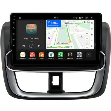Toyota Vios 3 2013-2026, Yaris 3 (XP150) 2017-2022 Canbox H-Line 5198-10-0432 на Android 14 (4G-SIM, 8/128, DSP, QLed)
