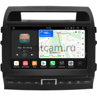 Toyota Land Cruiser 200 2007-2009 (Тип C, матовая) Canbox H-Line 5195-10-0939 на Android 14 (4G-SIM, 6/128, DSP, QLed)