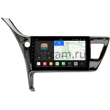 Toyota Corolla (E160/E170/E180) 2015-2024 (тип 2, для авто без камеры, гибрид, левый руль или китайский рынок) Canbox H-Line 5195-10-1265 на Android 14 (4G-SIM, 6/128, DSP, QLed)