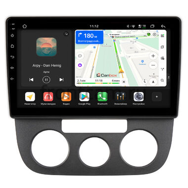Volkswagen Jetta 5 2005-2011 (авто без климат-контроля) Canbox H-Line 5198-10-1307 на Android 14 (4G-SIM, 8/128, DSP, QLed)