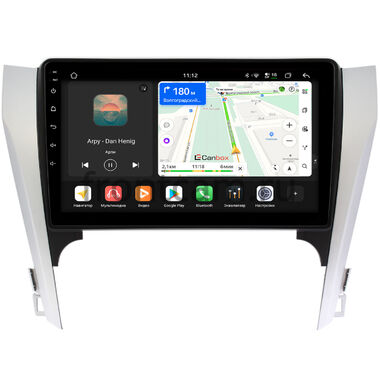 Toyota Camry XV50 2011-2014 Canbox H-Line 5198-10-169-1 на Android 14 (4G-SIM, 8/128, DSP, QLed) (для авто с камерой, JBL)