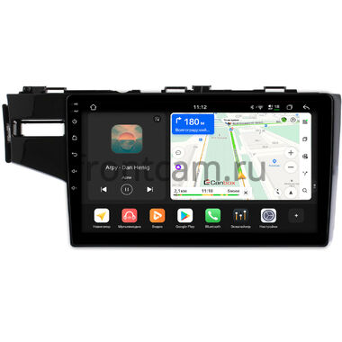 Honda Jazz 3 2014-2020 (левый руль) Canbox H-Line 5195-10-468 на Android 14 (4G-SIM, 6/128, DSP, QLed)