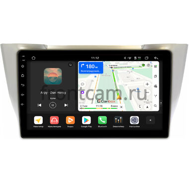 Lexus RX 300, RX 330, RX 350, RX 400h 2003-2009 (золотистая) Canbox H-Line 5198-10-496 на Android 14 (4G-SIM, 8/128, DSP, QLed)
