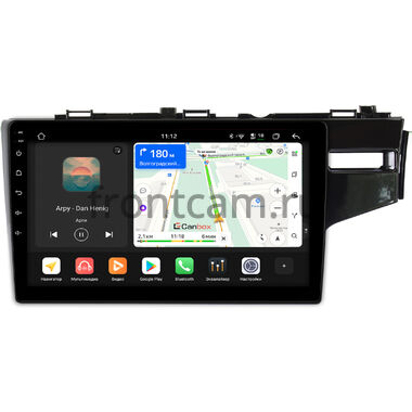Honda Fit 3 2013-2020 (глянцевая, правый руль) Canbox H-Line 5195-10-508 на Android 14 (4G-SIM, 6/128, DSP, QLed)