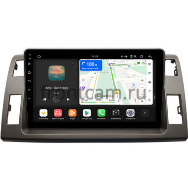 Toyota Estima 3 2006-2016, Previa 3 (XR50) 2006-2019 (темно-серая, правый руль) Canbox H-Line 4799-10-594 на Android 14 (4G-SIM, 4/64, DSP, QLed)