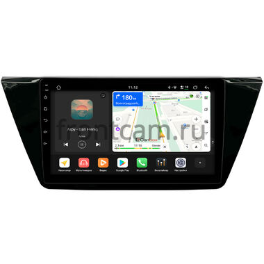 Volkswagen Touran 3 2015-2024 (глянец) Canbox H-Line 4799-10-661 на Android 14 (4G-SIM, 4/64, DSP, QLed)