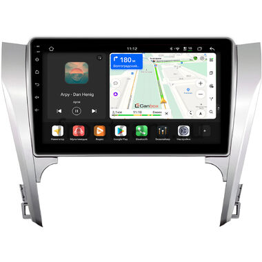 Toyota Camry XV50 2011-2014 Canbox H-Line 5195-1003 на Android 14 (4G-SIM, 6/128, DSP, QLed) (для авто с камерой, JBL)