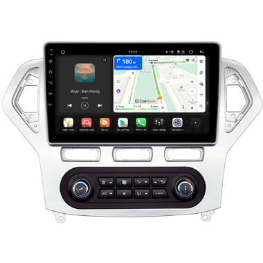 Ford Mondeo 4 2006-2010 (серебро, Тип 1) Canbox H-Line 5198-1016 встроенный климат на Android 14 (4G-SIM, 8/128, DSP, QLed)