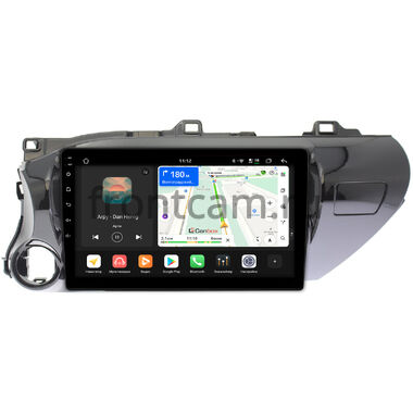 Toyota Hilux 8 2015-2026 (руль слева) Canbox H-Line 5195-1056 на Android 14 (4G-SIM, 6/128, DSP, QLed) (для любой комплектации)
