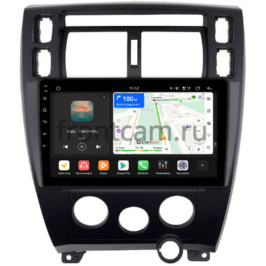 Hyundai Tucson 2004-2010 (черная) Canbox H-Line 5198-1065 на Android 14 (4G-SIM, 8/128, DSP, QLed)