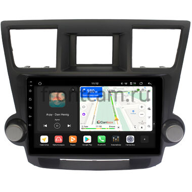 Toyota Highlander (U40) 2007-2013 (тип 2) Canbox H-Line 5198-1087 на Android 14 (4G-SIM, 8/128, DSP, QLed)