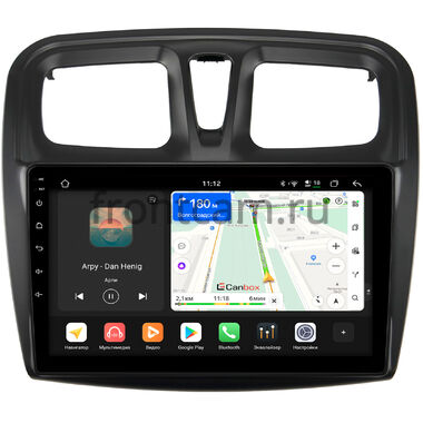Renault Logan 2, Sandero 2 (Stepway) 2012-2022 Canbox H-Line 4799-1090 на Android 14 (4G-SIM, 4/64, DSP, QLed)