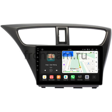 Honda Civic 9 5D 2011-2015 (левый руль, хэтчбэк) Canbox H-Line 5197-9-0108 на Android 14 (4G-SIM, 8/128, DSP, QLed)