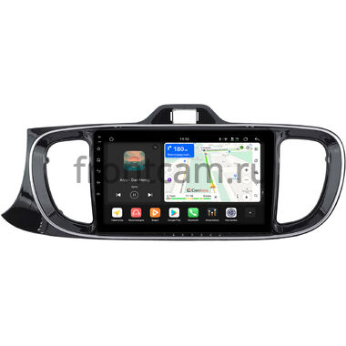 Kia Pegas 2017-2026 (глянцевая) Canbox H-Line 5196-9-0142 на Android 14 (4G-SIM, 6/128, DSP, QLed)