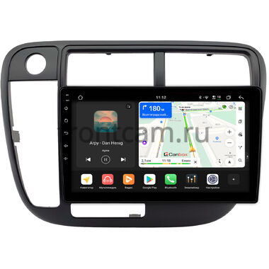 Honda Civic 6 1995-2000 (без климата, левый руль) Canbox H-Line 5197-9-0178 на Android 14 (4G-SIM, 8/128, DSP, QLed)