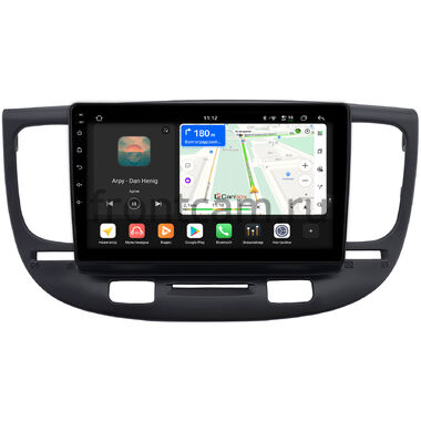 Kia Rio 2 2005-2011 (черная) Canbox H-Line 4792-9-0188 на Android 14 (4G-SIM, 4/64, DSP, QLed)