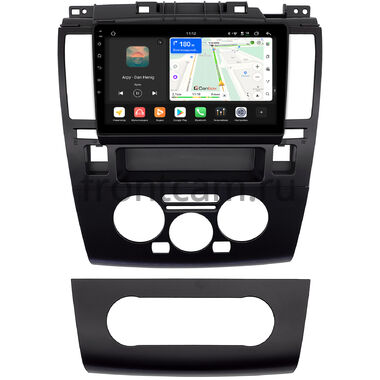 Nissan Tiida 2004-2013 (черная) Canbox H-Line 5196-9-0201 на Android 14 (4G-SIM, 6/128, DSP, QLed)