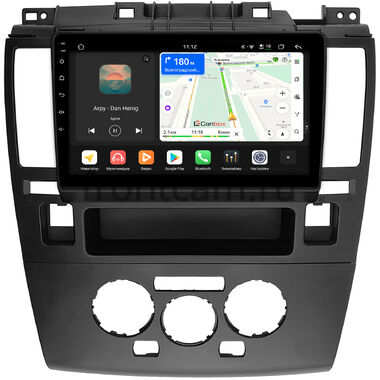 Nissan Tiida 2004-2013 (черная, авто с климат-контролем) Canbox H-Line 5196-9-0202 на Android 14 (4G-SIM, 6/128, DSP, QLed)