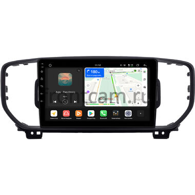 Kia Sportage 4 2015-2018 (черная, для авто без камеры) Canbox H-Line 5197-9-0332 на Android 14 (4G-SIM, 8/128, DSP, QLed)