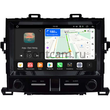 Toyota Alphard 2, Vellfire 2008-2015 Canbox H-Line 5196-9-0392 на Android 14 (4G-SIM, 6/128, DSP, QLed)