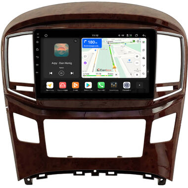 Hyundai Grand Starex, H1 2 2015-2021 (глянцевая, цвет под дерево) Canbox H-Line 4792-9-0579 на Android 14 (4G-SIM, 4/64, DSP, QLed)