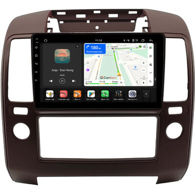 Nissan Navara 3 (D40) 2004-2015 (цвет марун) Canbox H-Line 5196-9-0900 на Android 14 (4G-SIM, 6/128, DSP, QLed)